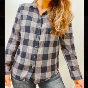 J. Crew plaid button down